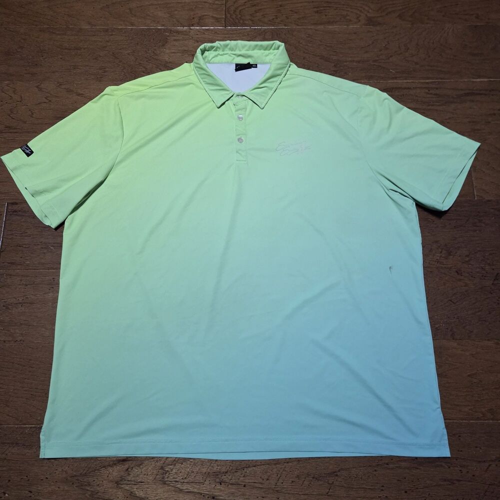 Sunday Swagger Mens 4XL Golf Polo Shirt Ombre Casual Preppy